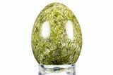 Polished Snowflake Epidote Egg - South Africa #309098-1